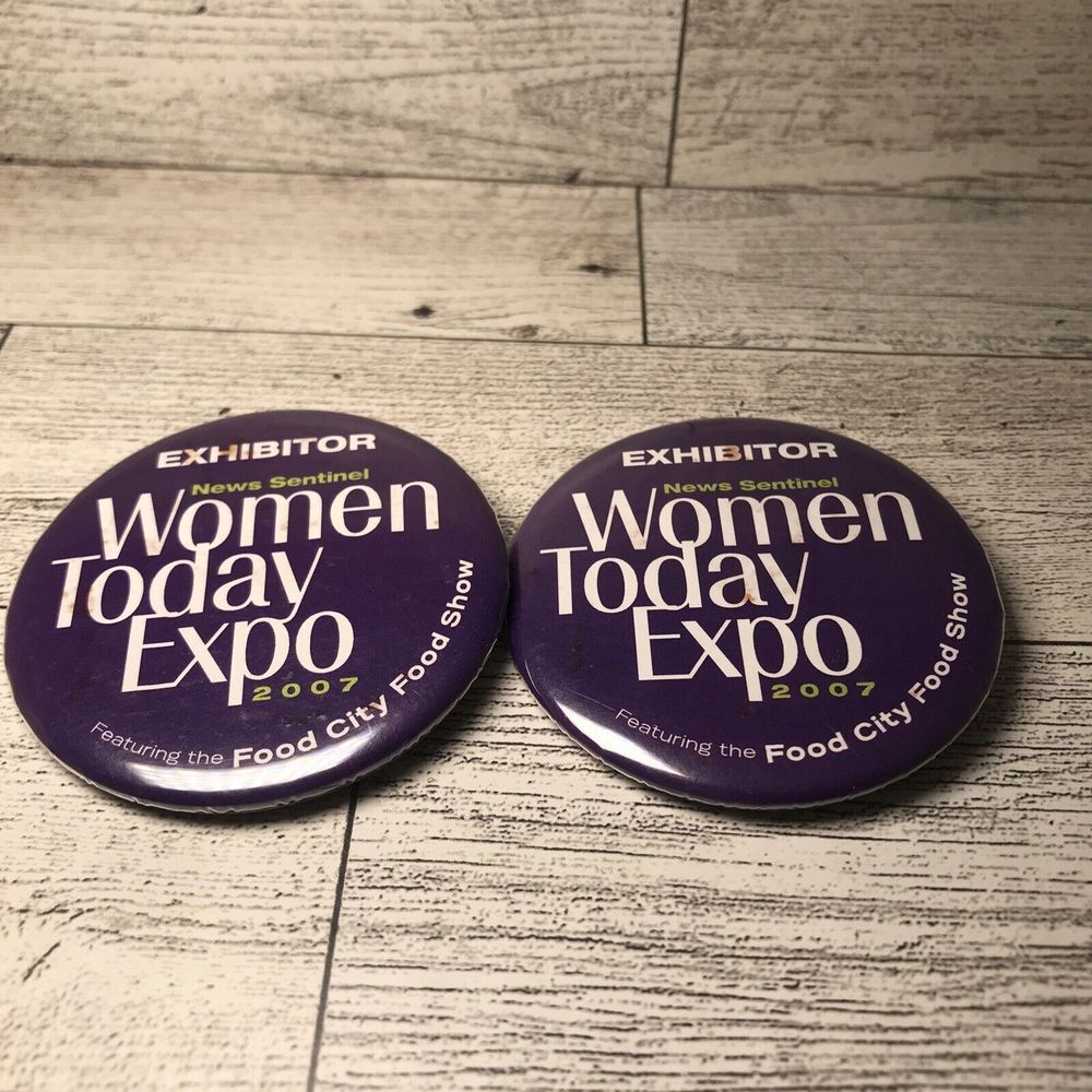 2007 Food City Women Today Vintage Button pin pinback collectable Souvenir Promo